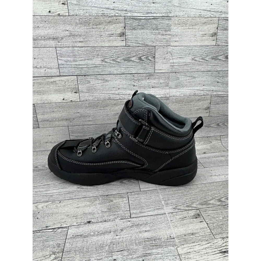Dr. Comfort‎ Ranger 9410 Men Black Leather Hiking Boots Size 10M Therapeutic